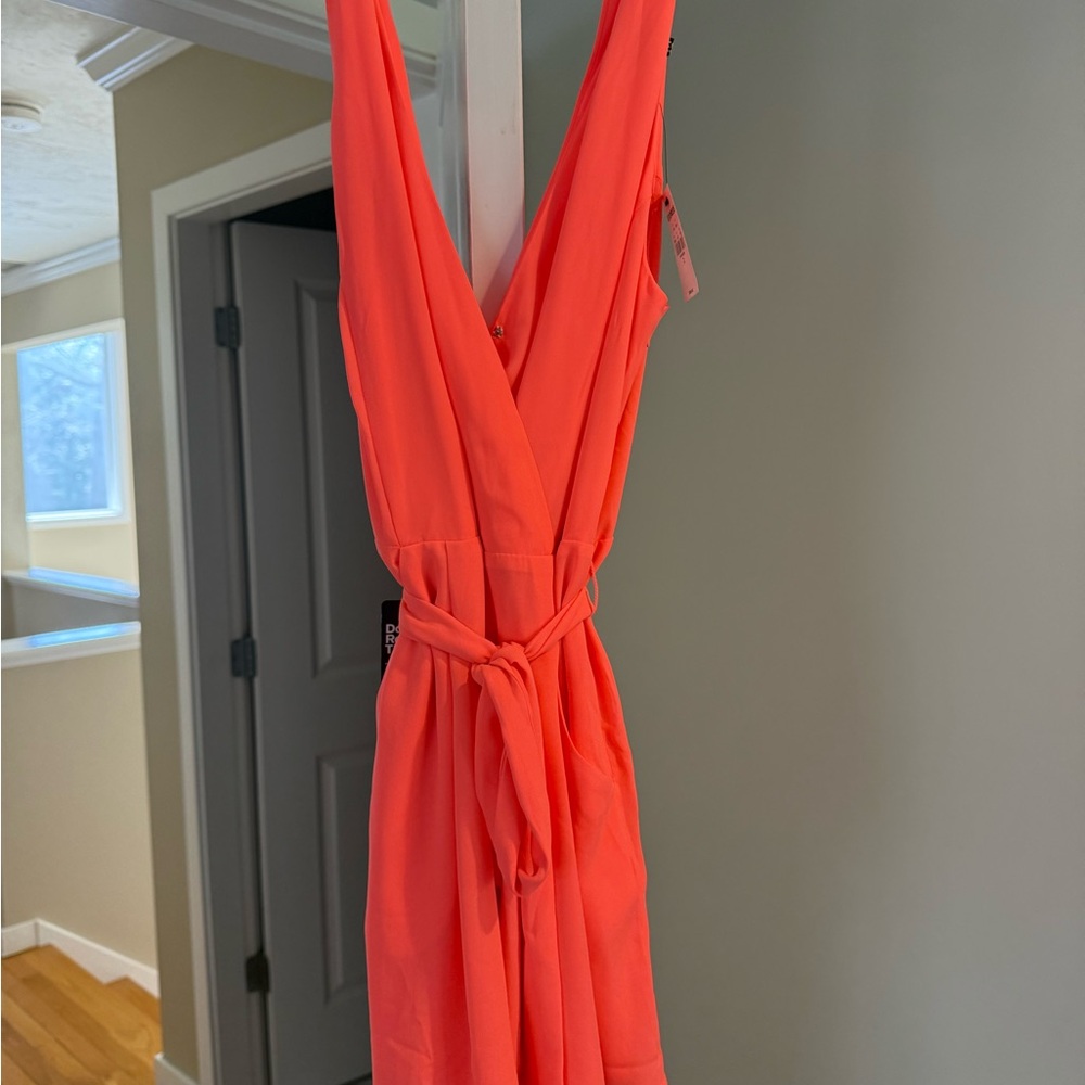 Express Coral Jumpsuit